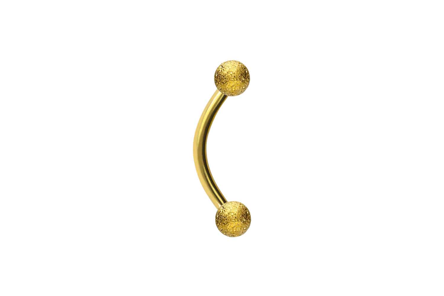 Chirurgenstahl Piercing Banane DIAMANTOPTIK